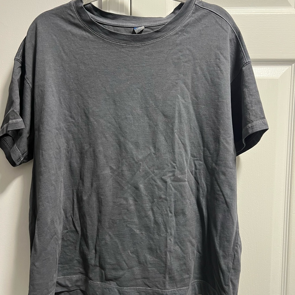 Old Navy Women's Gray Short Sleeve Tee